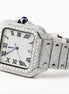 Fully Iced Out Moissanite Luxury Men's Watch