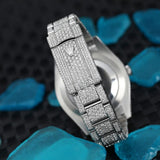 White Stick Dial Datejust VVS1 Moissanite Men's Watch