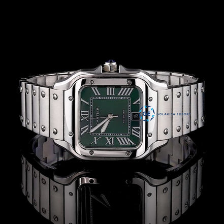Green Dial Luxury Daily Were Watch For Men's