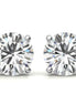 Sparkling Moissanite Round Cut Daily Wear Earrings