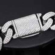 Moissanite Diamond Cuban Bracelet
