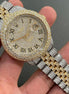 Yellow & White Automatic Moissanite Watch Gift For Men's