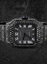 Iced Out Black Moissanite Diamond Hip Hop Watch