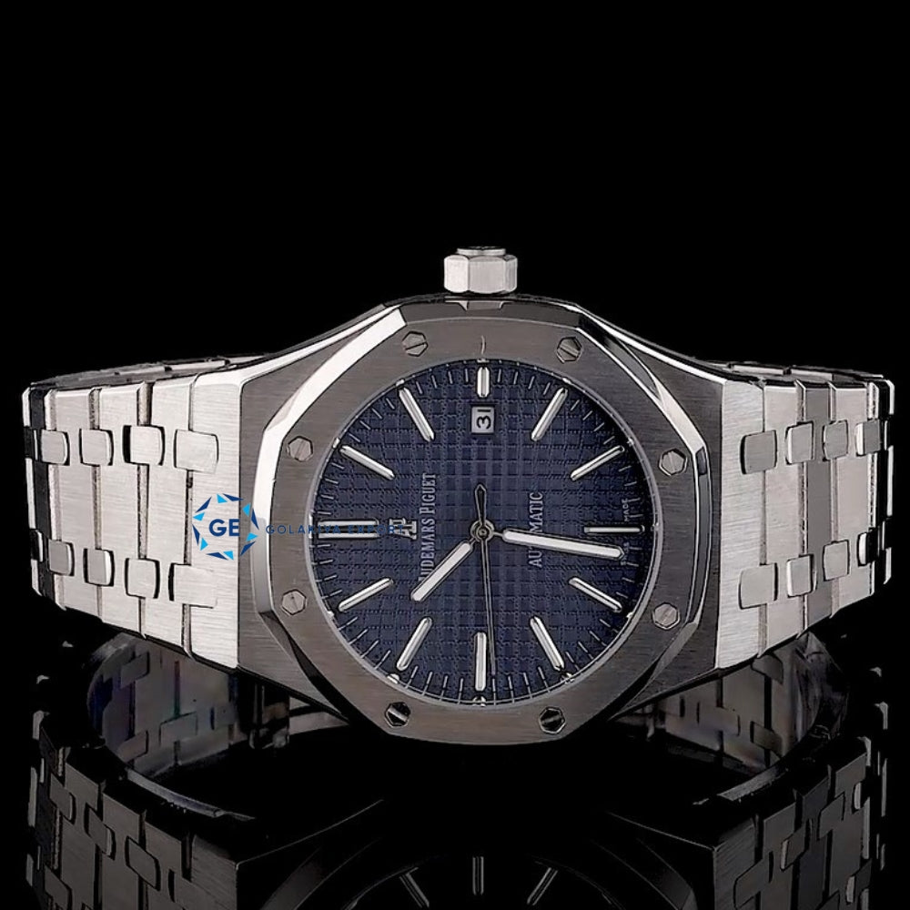 Blue Dial Elegant Luxury Men's Wrist Watch