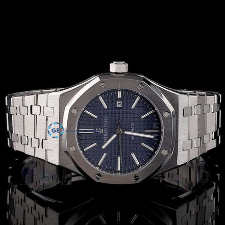 Blue Dial Elegant Luxury Men's Wrist Watch