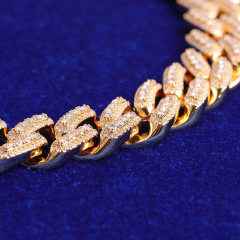 Miami Cuban Link Moissanite Chain Gift For Men's
