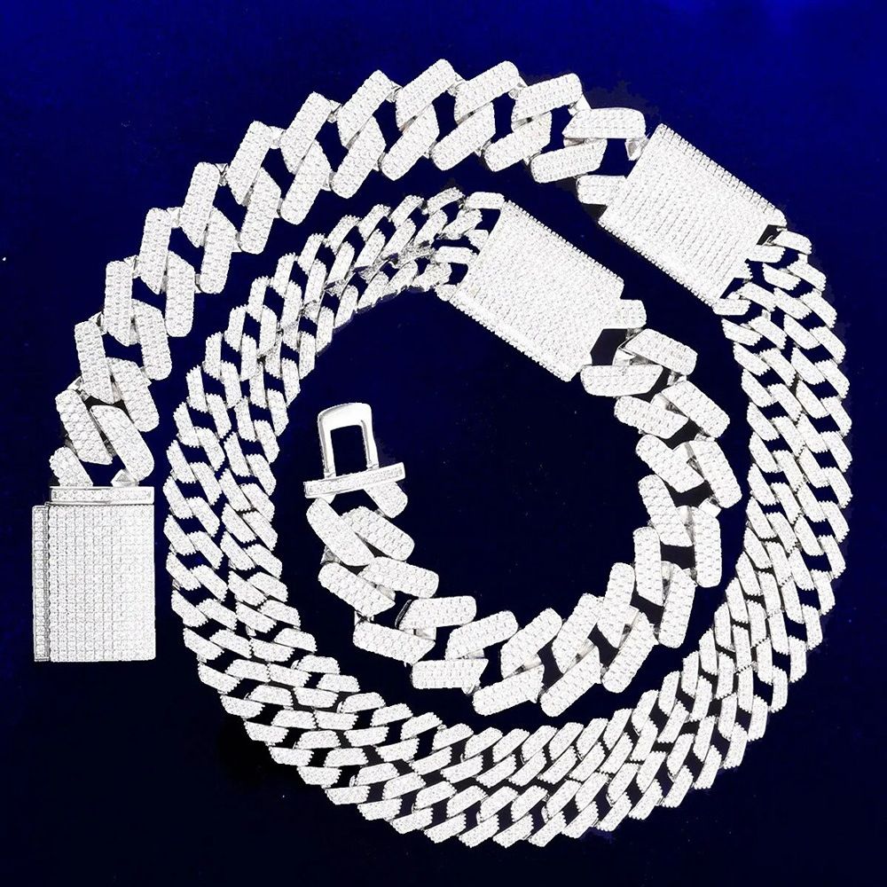 Iced Out Moissanite Diamond Customize Chain