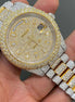 Moissanite Automatic Bust Down Wrist Watch