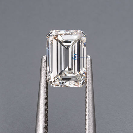 4 Carat Emerald Cut Lab Grown Diamond, Engagement Ring Making Diamond