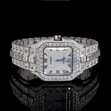 Automatic Fully Iced Out Moissanite Diamond Customize Watch