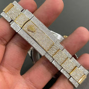 Roman Dial Moissanite Luxury Iced Out Men' Watch