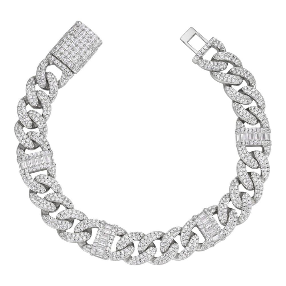 Men's Miami Link Moissanite Iced Out Luxury Men's Bracelet
