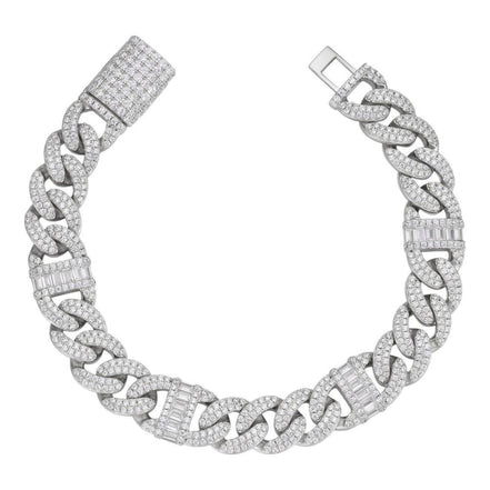 Men's Miami Link Moissanite Iced Out Luxury Men's Bracelet