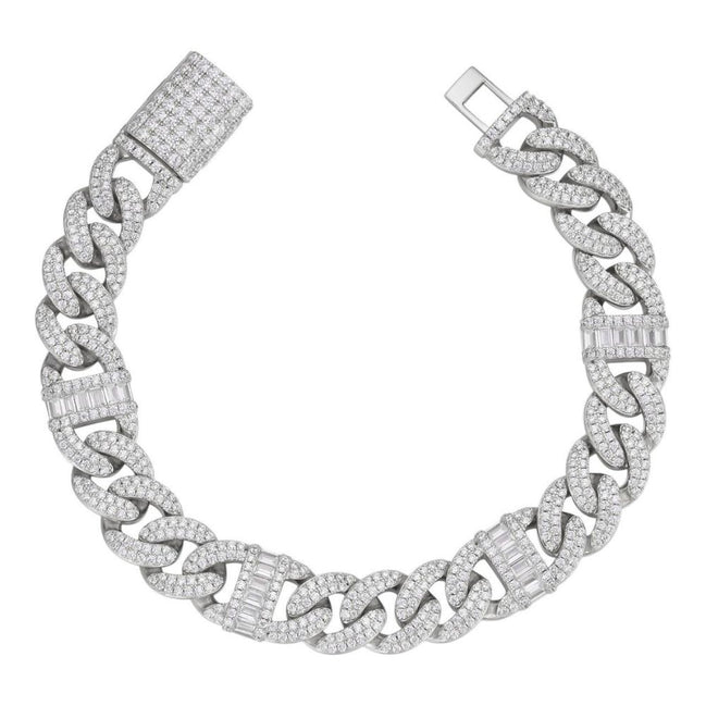 Men's Miami Link Moissanite Iced Out Luxury Men's Bracelet