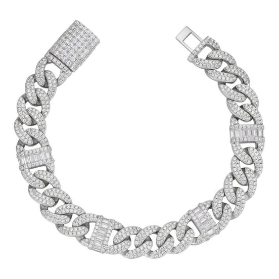 Men's Miami Link Moissanite Iced Out Luxury Men's Bracelet