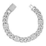 Men's Miami Link Moissanite Iced Out Luxury Men's Bracelet