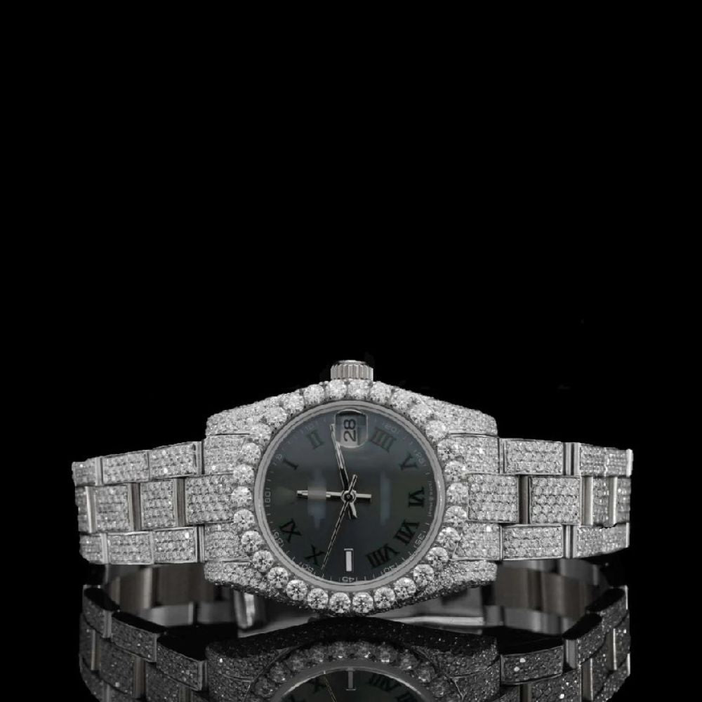 Moissanite Diamond Full Iced Out Luxury Bust Down Watch