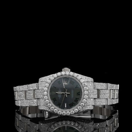 Moissanite Diamond Full Iced Out Luxury Bust Down Watch