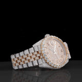 Dual Tone Luxury VVS1 Moissanite Luxury Watch