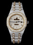Baguette Stick Moissanite Diamond Dual Tone Watch