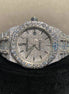 Iced Out Luxury D Color Full White Wrist Watch For Men's