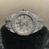 Iced Out Luxury D Color Full White Wrist Watch For Men's