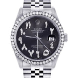 Black Arabic Dial Automatic Moissanite Watch