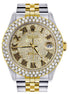 Date Just Automatic Moissnaite Classic Watch For Men's