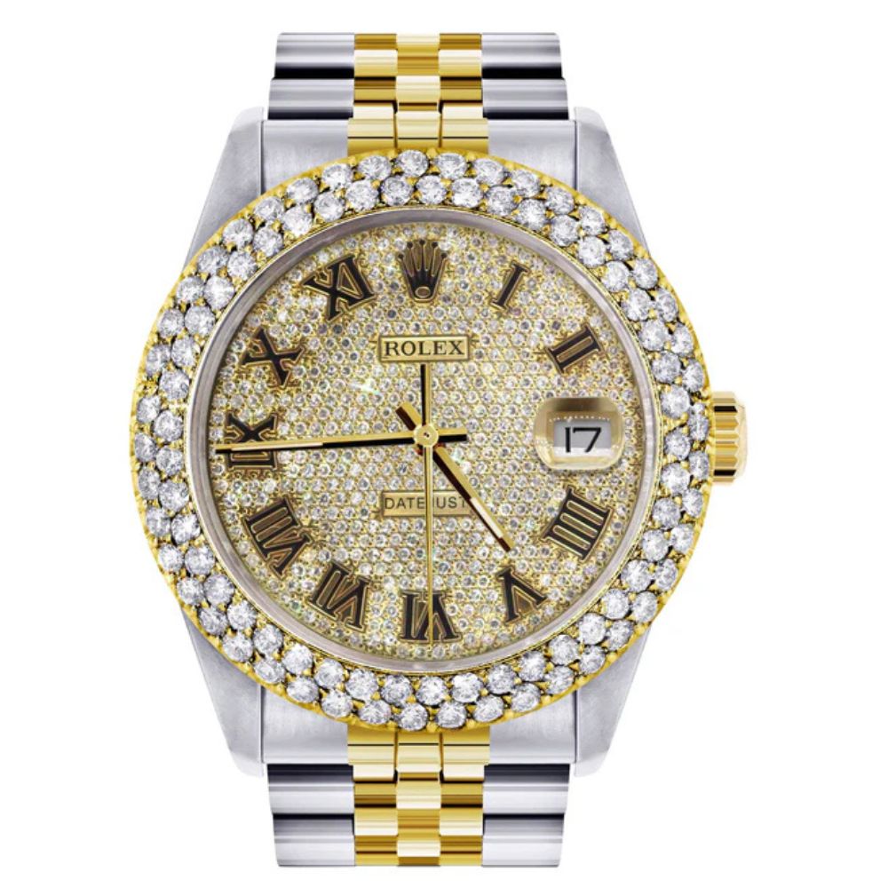 Date Just Automatic Moissnaite Classic Watch For Men's