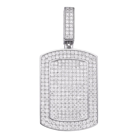 D Color Moissanite Diamond Iced Out Men's Pendant