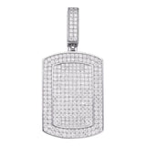 D Color Moissanite Diamond Iced Out Men's Pendant