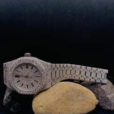 Full Iced Out Moissanite Bust Down Luxury Watch Gift For Men's