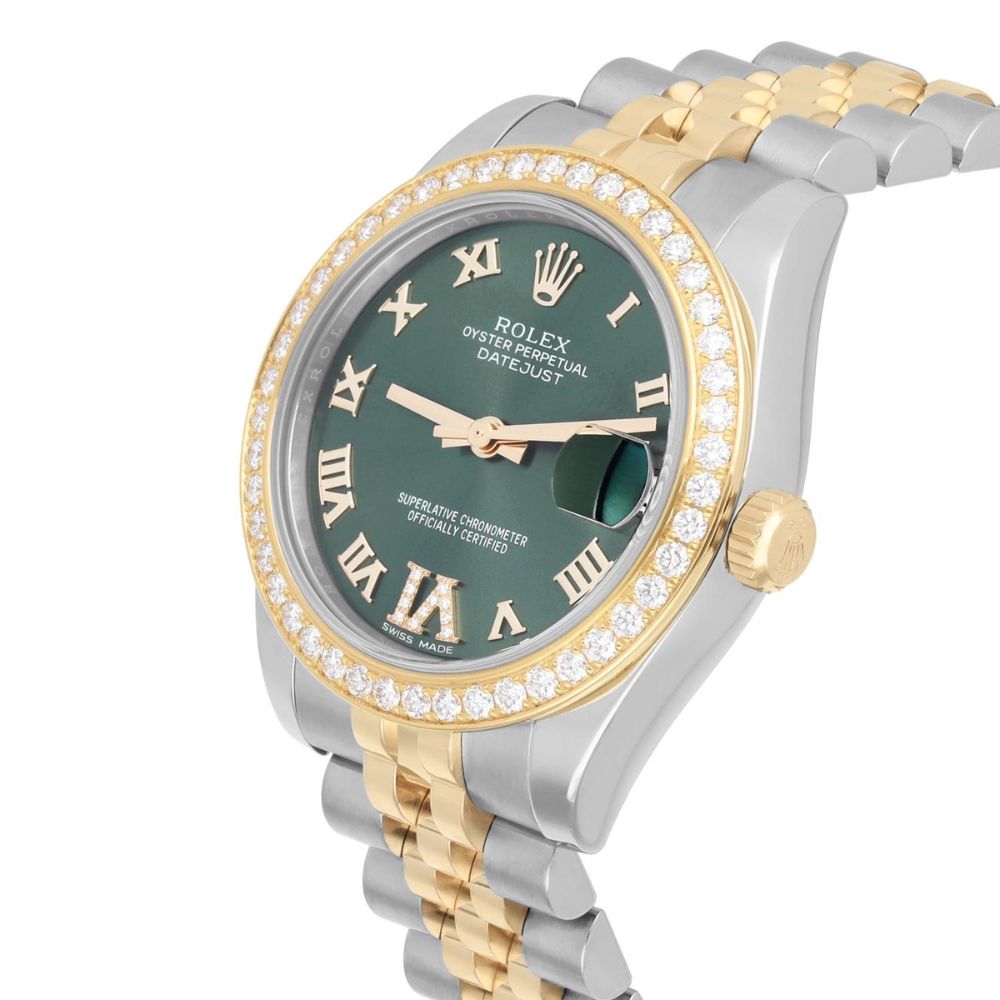 Datejust Stainless Steel Moissanite Automatic Watch