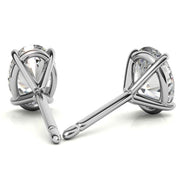 Oval Cut Moissanite Stud Earrings Gift For Her