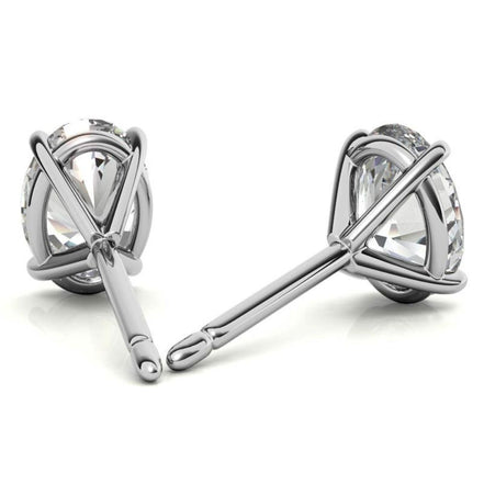 Oval Cut Moissanite Stud Earrings Gift For Her