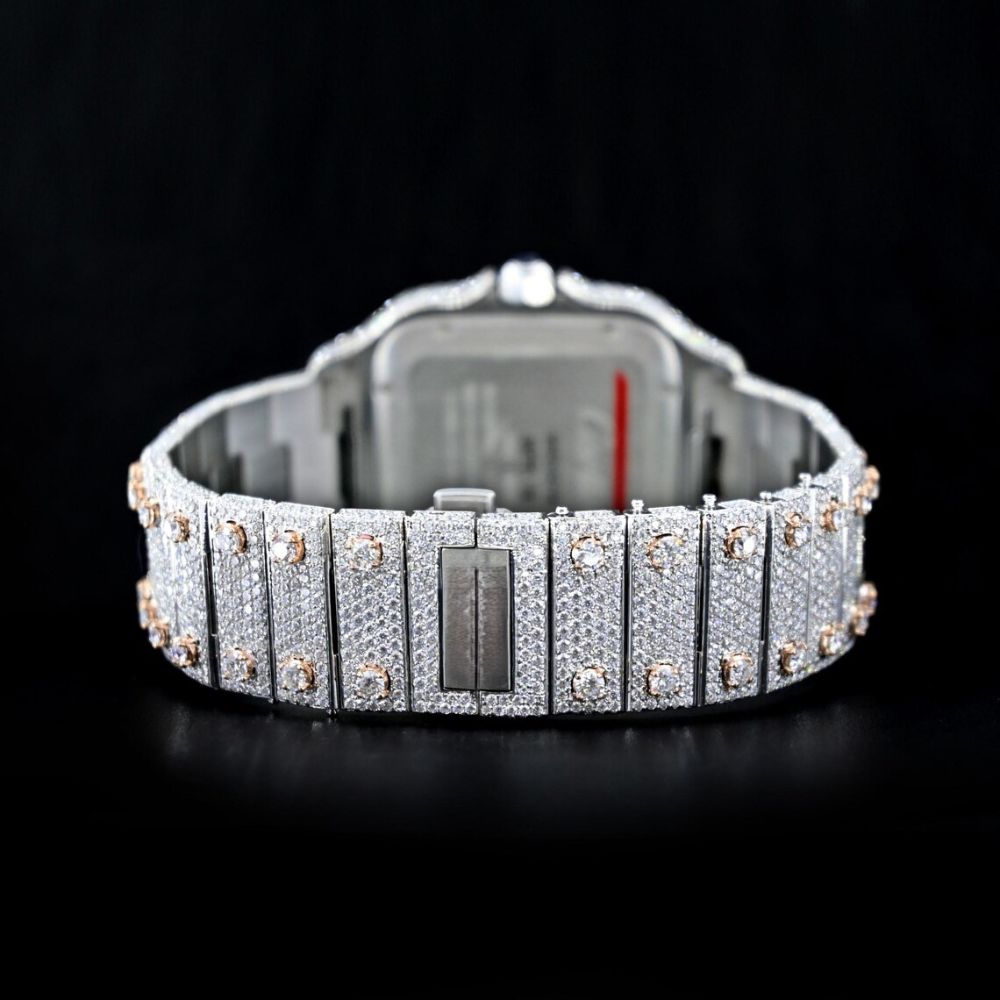 Men's Hip Hop Moissanite Diamond Watch