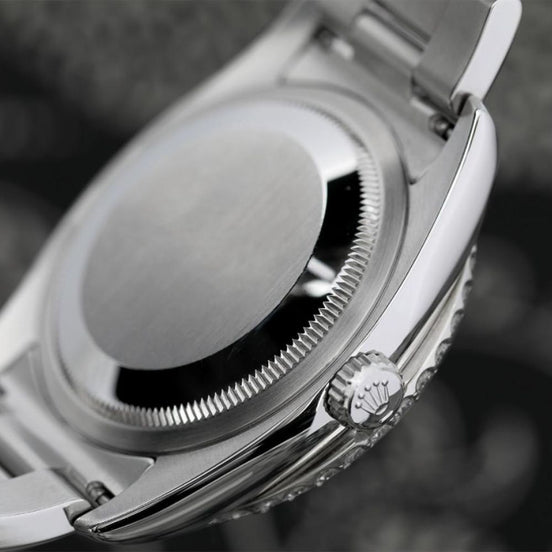 Double Row Moissanite Diamond Dial Luxury Watch