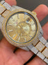 Datejust Dial Moissanite Dual Tone Luxury Watch