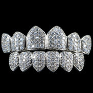 Handcrafted luxury Hip Hop Moissanite Diamond Grillz