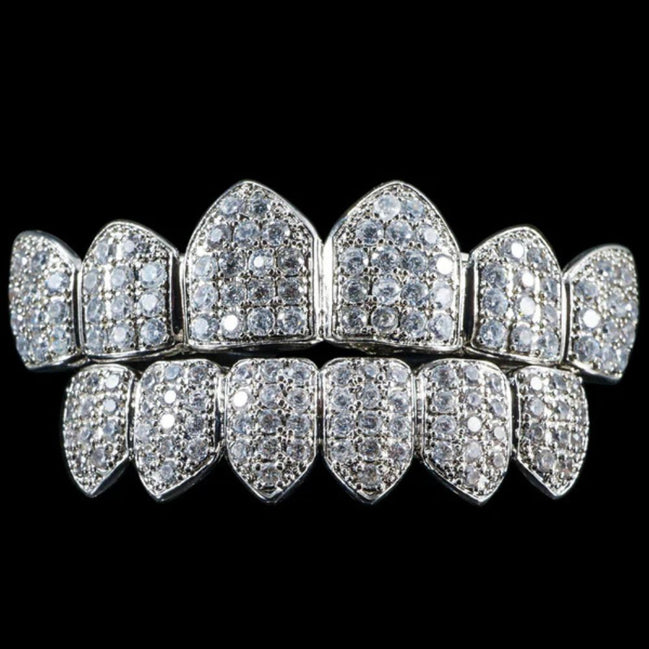 Handcrafted luxury Hip Hop Moissanite Diamond Grillz