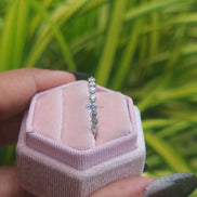 Half Eternity Round Cut Lab Grown Diamond Band