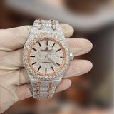 Stainless Steel Automatic Dual Tone Handmade Luxury Watch
