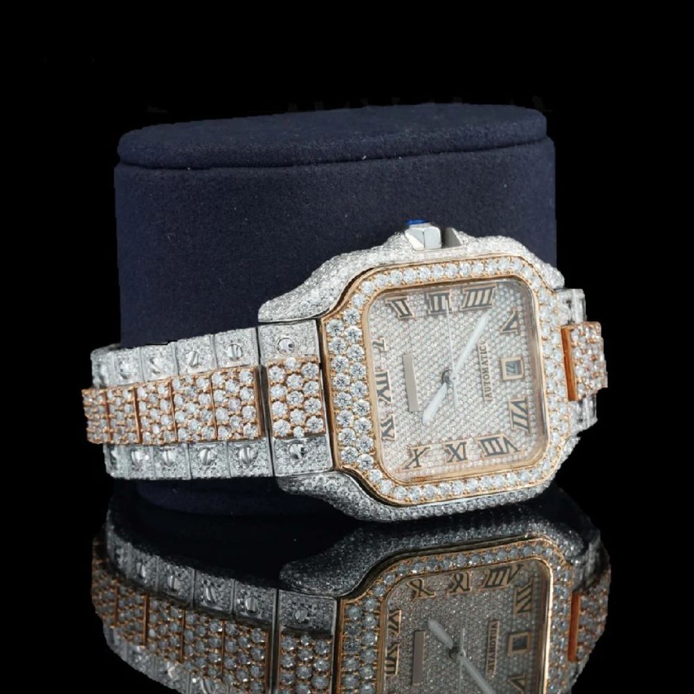 VVS1 Clarity Moissanite Diamond Wrist Watches