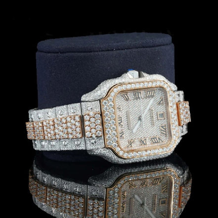 VVS1 Clarity Moissanite Diamond Wrist Watches