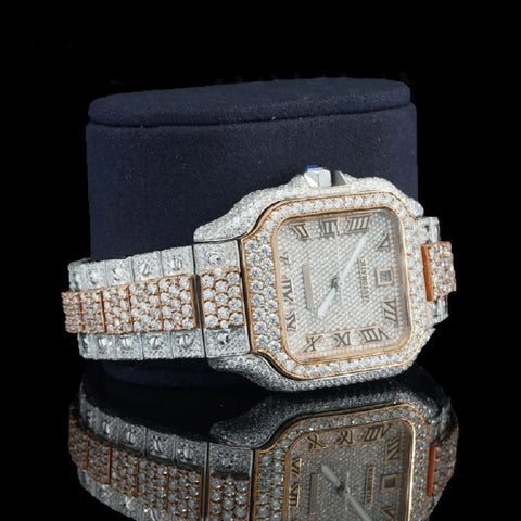 VVS1 Clarity Moissanite Diamond Wrist Watches