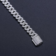 Moissanite Diamond Cuban Link Luxury Bracelet