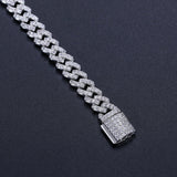 Moissanite Diamond Cuban Link Luxury Bracelet
