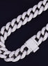 Iced Out Moissanite Diamond Miami Link Cuban Chian