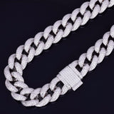 Iced Out Moissanite Diamond Miami Link Cuban Chian
