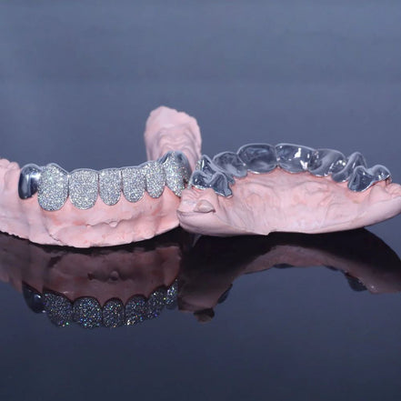 D Color Moissanite 8 On 8 Customize Hip Hop Grillz